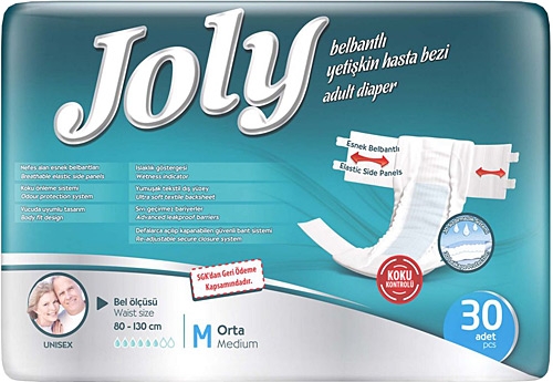 Joly Bağlama Hasta Bezi Medium 30 Adet 