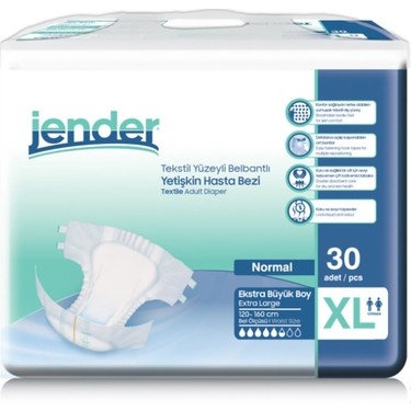 Jender Bağlama Hasta Bezi XL 30 Adet
