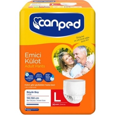 Canped Emici Külot Large 30 Adet 