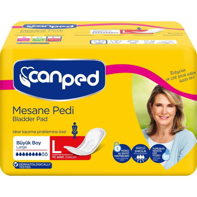 Canped Mesane Pedi Large 10 Adet