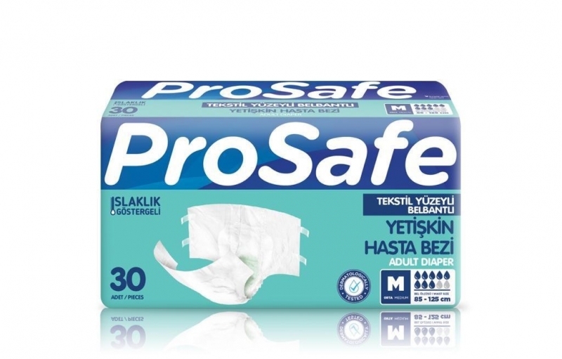 Prosafe Hasta Bezi Bağlamalı 30 Adet L