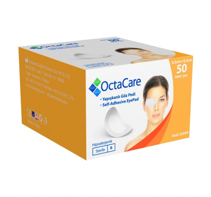 Octacare Göz Pedi 6,5 cm x 9,5 cm 50'li 