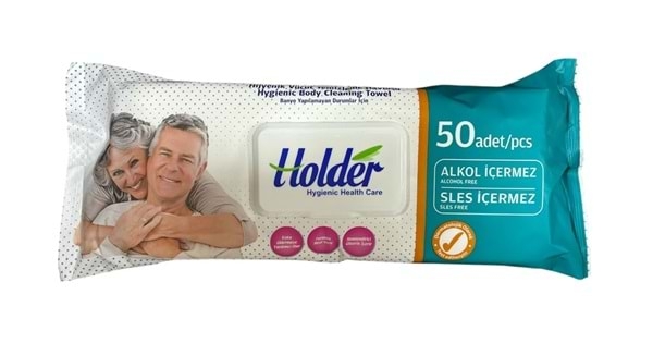 Holder Hijyenik Vücut Temizleme Havlusu 50li 