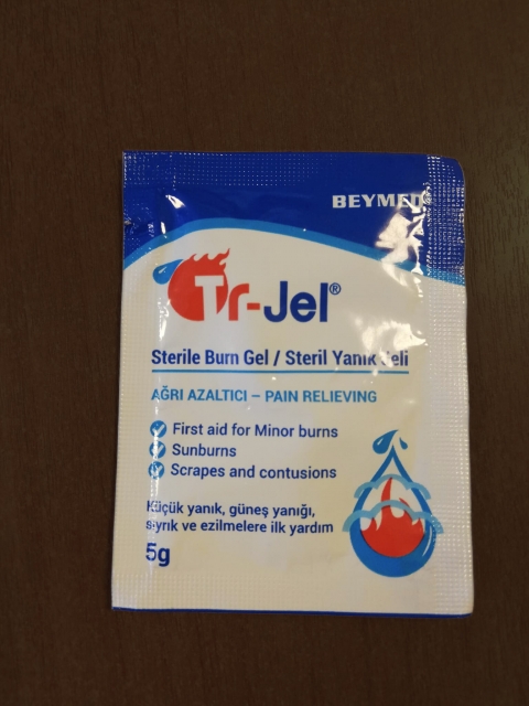 Beymed TR-Jel Steril Yanık Jeli 5gr