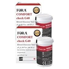 FORA G40 Şeker Cihazı Stribi 2 Kutu 50*2